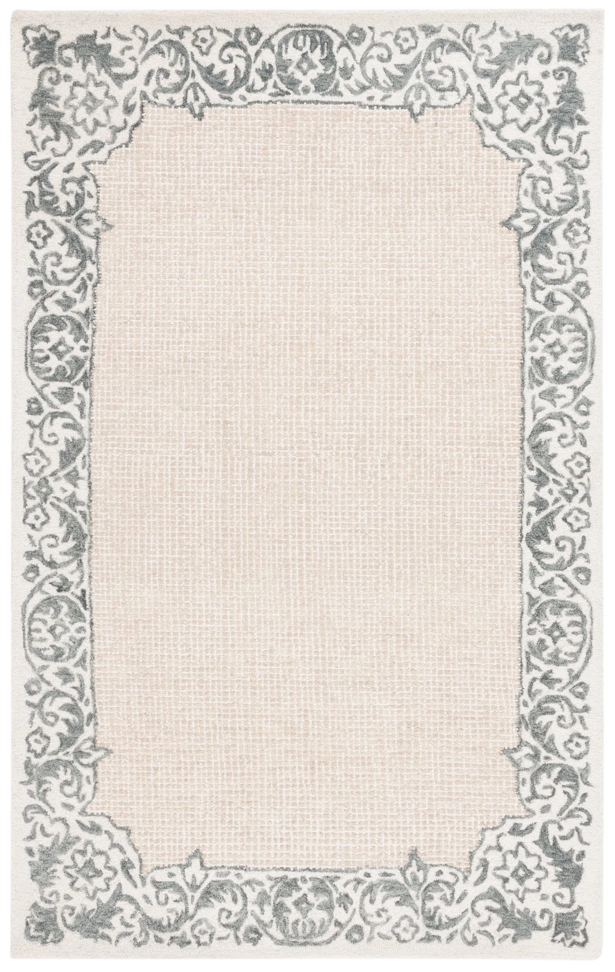 Safavieh Ebony 4'-0" x 6'-0" Rug in Ivory / Grey