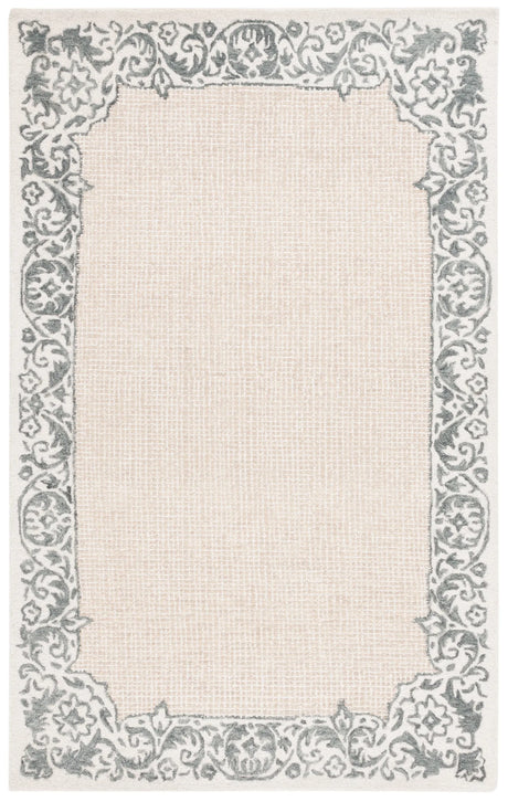 Safavieh Ebony 4'-0" x 6'-0" Rug in Ivory / Grey