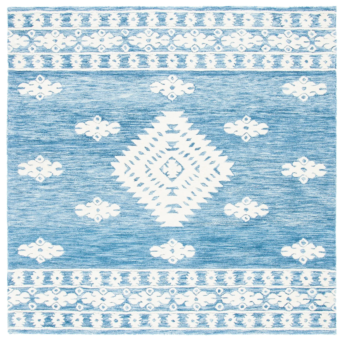 Safavieh Aspen 7'-0" x 7'-0" Rug in Blue / Ivory
