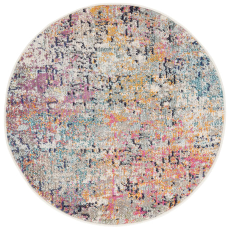 Safavieh Madison 3'-0" x 3'-0" Rug in Grey / Pink