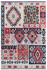 Safavieh Adirondack 4'-0" x 6'-0" Rug in Aqua / Fuchsia