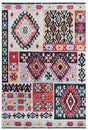 Safavieh Adirondack 4'-0" x 6'-0" Rug in Aqua / Fuchsia