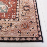 Safavieh Tucson 5'-0" x 8'-0" Rug in Aqua / Rust
