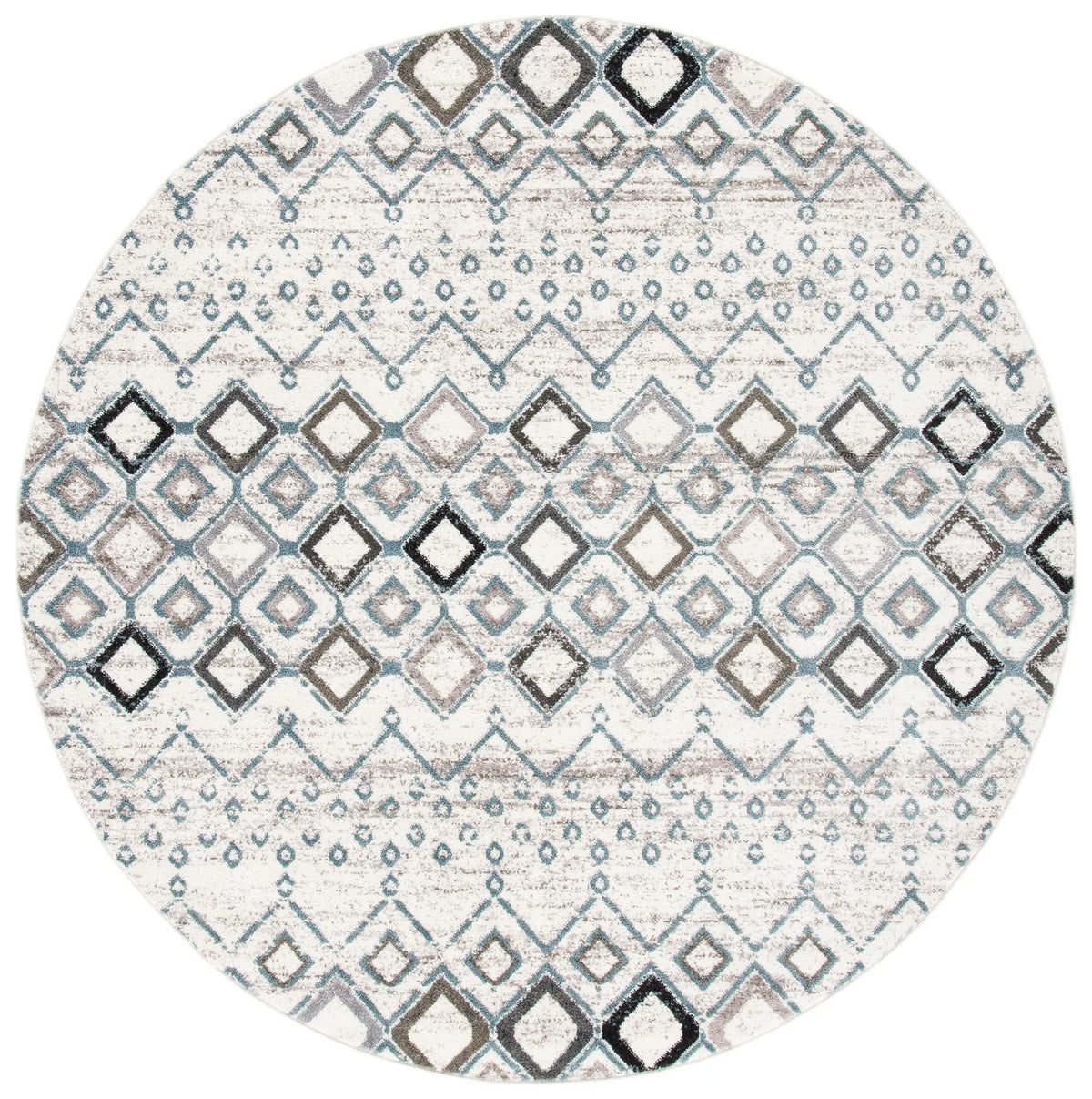 Safavieh Amsterdam 10'-0" x 10'-0" Rug in Ivory / Grey