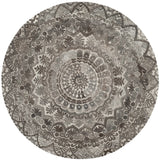 Safavieh Marquee 6'-0" x 6'-0" Rug in Grey / Ivory