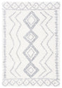 Safavieh Parma Shag 4'-0" x 6'-0" Rug in Ivory / Grey