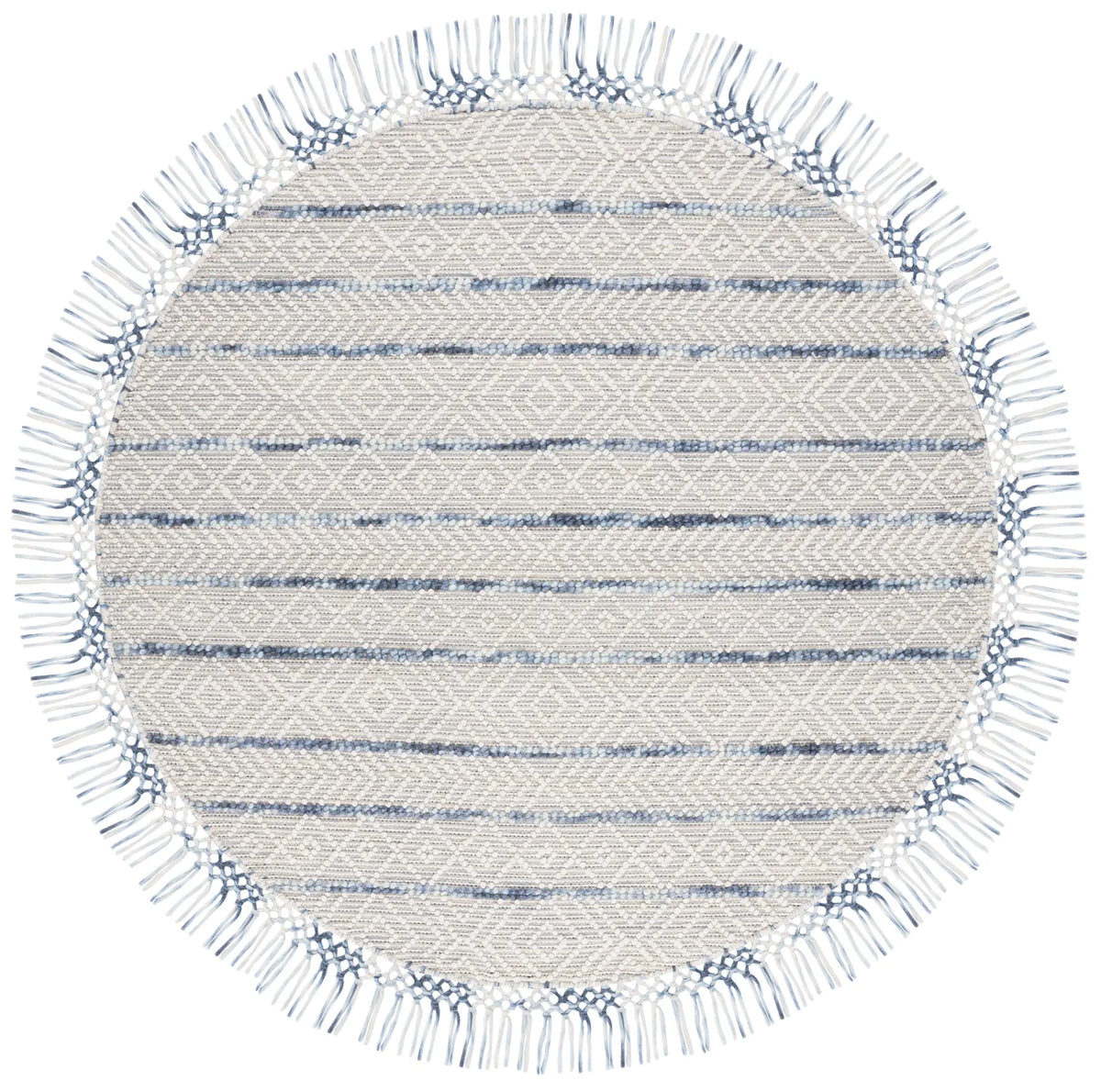 Safavieh Natura 6'-0" x 6'-0" Rug in Ivory / Blue