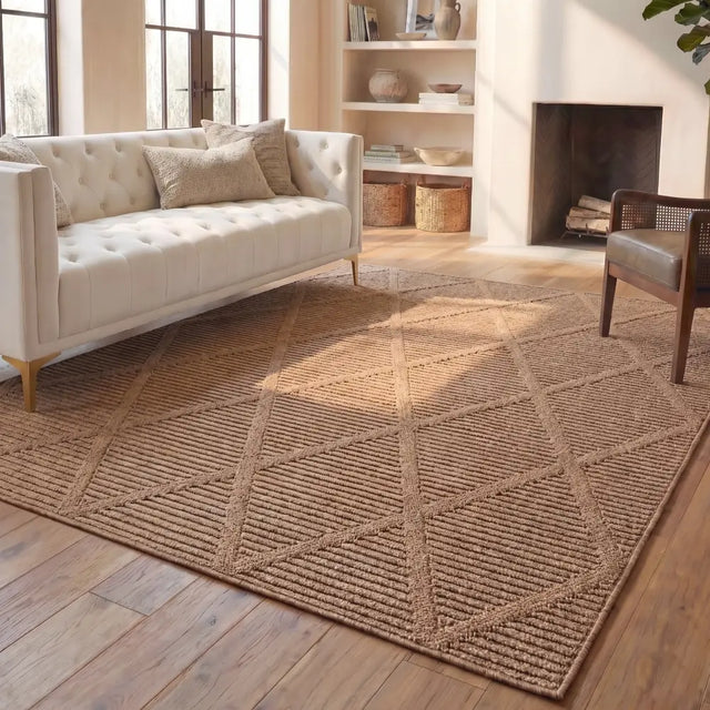 Safavieh Texture Faux Sisal 8'-0" x 10'-0" Rug in Beige