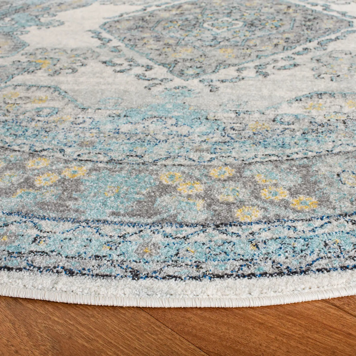 Safavieh Evoke 6'-7" x 6'-7" Rug in Grey / Blue