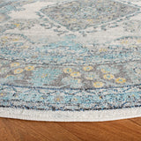 Safavieh Evoke 6'-7" x 6'-7" Rug in Grey / Blue