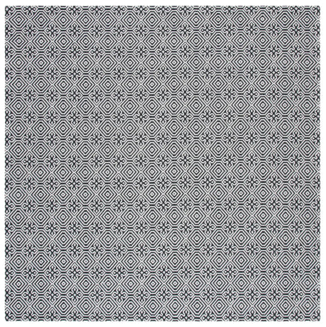 Safavieh Augustine 6'-4" x 6'-4" Rug in Black / Light Grey