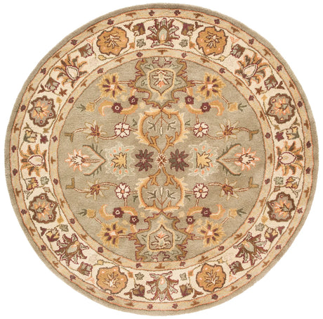 Safavieh Heritage 6'-0" x 6'-0" Rug in Light Green / Beige