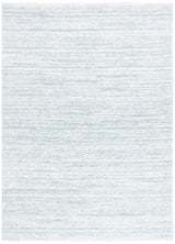 Safavieh Rumi Shag 4'-0" x 6'-0" Rug in Aqua / Ivory