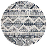 Safavieh Metro 6'-0" x 6'-0" Rug in Blue / Ivory