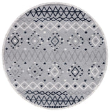 Safavieh Marrakesh 6'-7" x 6'-7" Rug in Grey / Navy