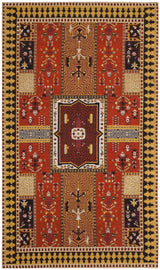 Safavieh Classic Vintage 3'-0" x 5'-0" Rug in Orange / Gold