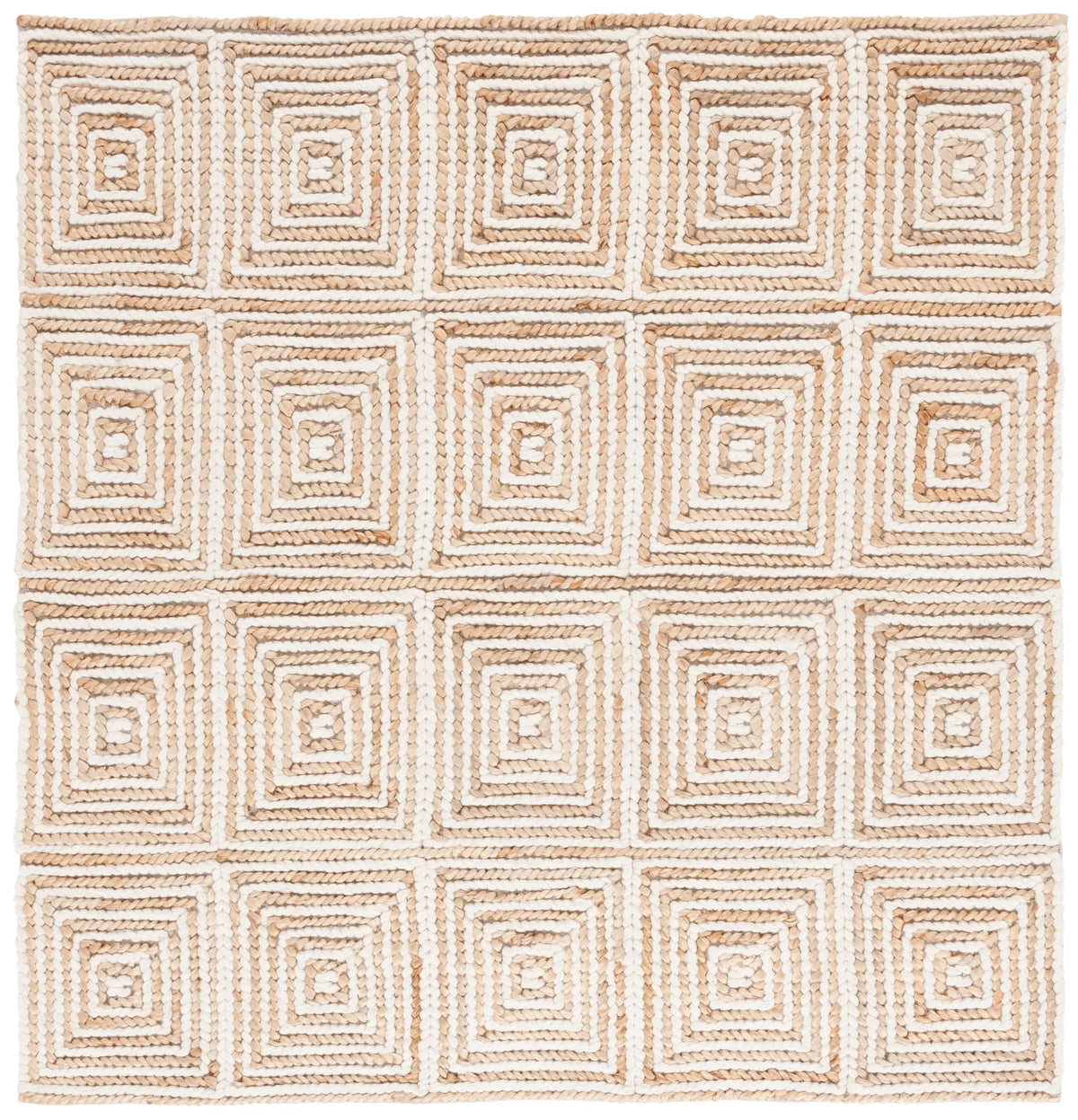 Safavieh Natural Fiber 6'-0" x 6'-0" Rug in Natural / Ivory