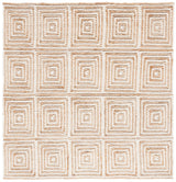 Safavieh Natural Fiber 6'-0" x 6'-0" Rug in Natural / Ivory