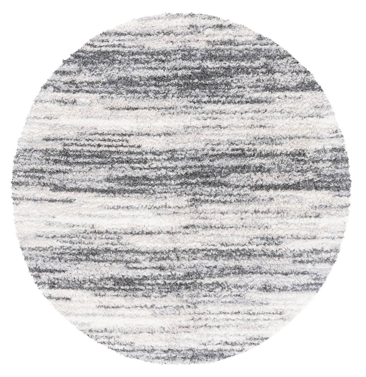 Safavieh Berber Shag 6'-7" x 6'-7" Rug in Charcoal / Grey