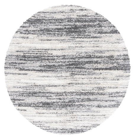 Safavieh Berber Shag 6'-7" x 6'-7" Rug in Charcoal / Grey