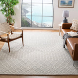 Safavieh Blossom 10'-0" x 14'-0" Rug in Silver / Ivory