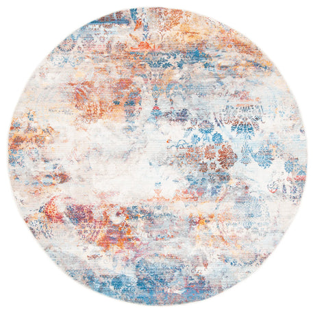 Safavieh Vintage Persian 5'-0" x 5'-0" Rug in Blue / Beige