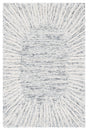 Safavieh Abstract 2'-0" x 3'-0" Rug in Grey / Ivory