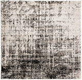 Safavieh Adirondack 6'-0" x 6'-0" Rug in Silver / Black
