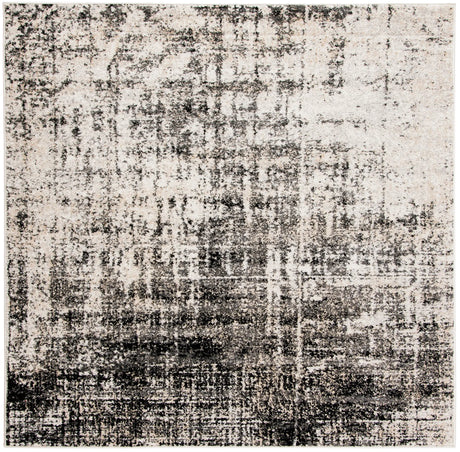 Safavieh Adirondack 6'-0" x 6'-0" Rug in Silver / Black