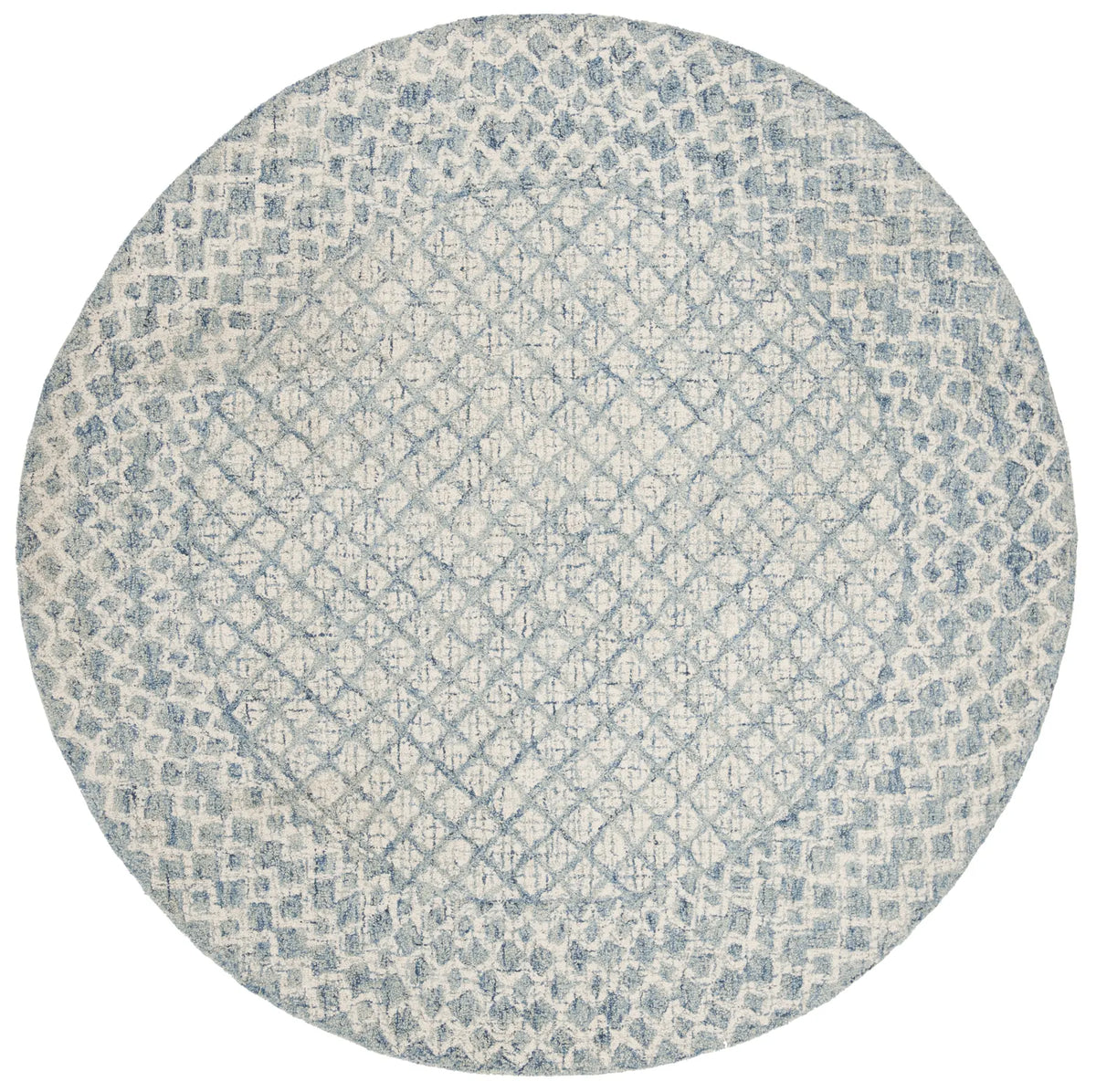 Safavieh Abstract 6'-0" x 6'-0" Rug in Blue / Ivory