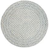 Safavieh Abstract 6'-0" x 6'-0" Rug in Blue / Ivory