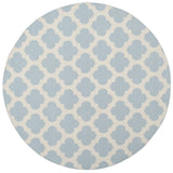 Safavieh Montauk 6'-0" x 6'-0" Rug in Light Blue / Ivory