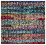 Safavieh Aspen 7'-0" x 7'-0" Rug in Navy / Red