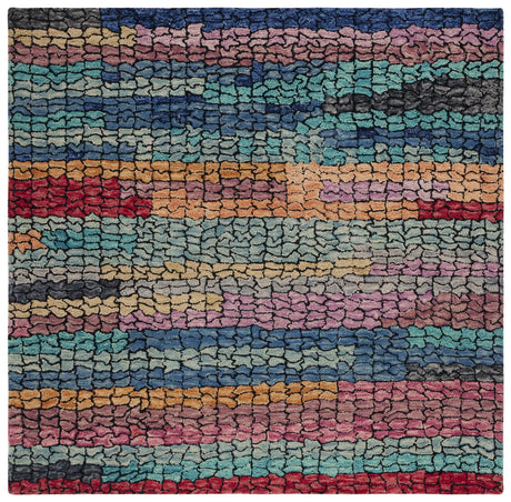 Safavieh Aspen 7'-0" x 7'-0" Rug in Navy / Red