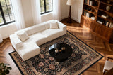 Dynamic Rugs Yazd 2803 Black  /  Black Rugs - Room