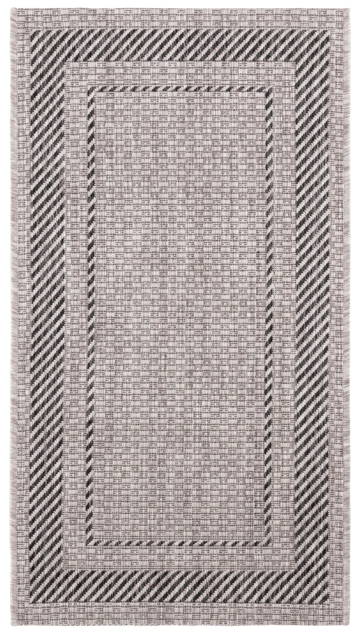 Safavieh Courtyard 2'-0" x 3'-7" Rug in Beige / Black