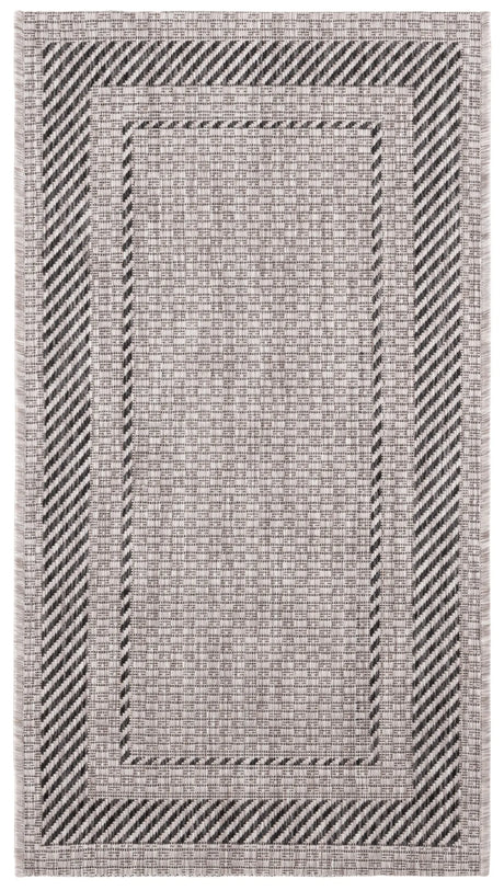 Safavieh Courtyard 2'-0" x 3'-7" Rug in Beige / Black