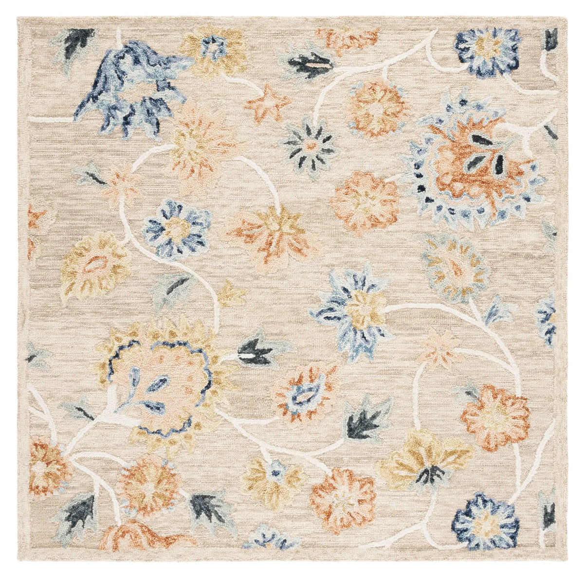 Safavieh Metro 6'-0" x 6'-0" Rug in Beige / Blue