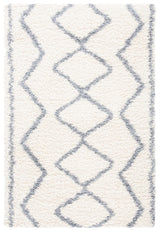 Safavieh Venus Shag 600 4'-0" x 6'-0" Rug in Ivory / Grey