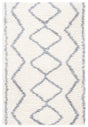 Safavieh Venus Shag 600 4'-0" x 6'-0" Rug in Ivory / Grey