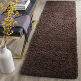 Safavieh Sgl-Laguna Shag 2'-3" x 10'-0" Rug in Brown