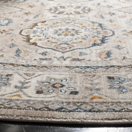 Safavieh Vintage Persian 5'-0" x 5'-0" Rug in Ivory / Light Grey