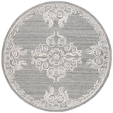 Safavieh Glamour 6'-0" x 6'-0" Rug in Grey / Ivory