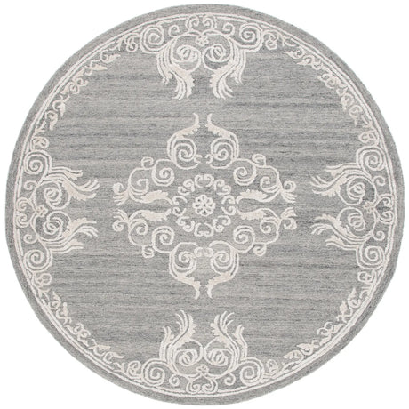Safavieh Glamour 6'-0" x 6'-0" Rug in Grey / Ivory