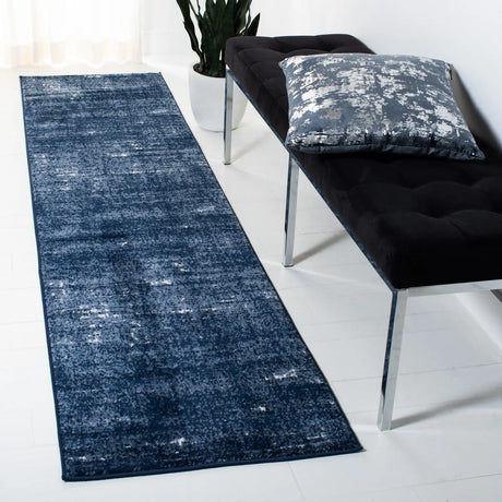 Safavieh Skyler 2'-2" x 9'-0" Rug in Navy / Ivory