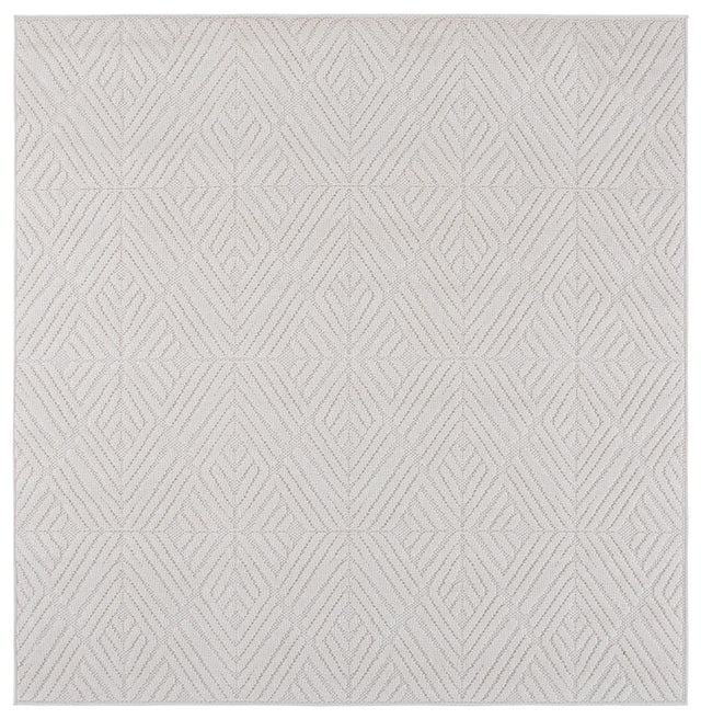 Safavieh Global 6'-7" x 6'-7" Rug in Light Beige / Ivory