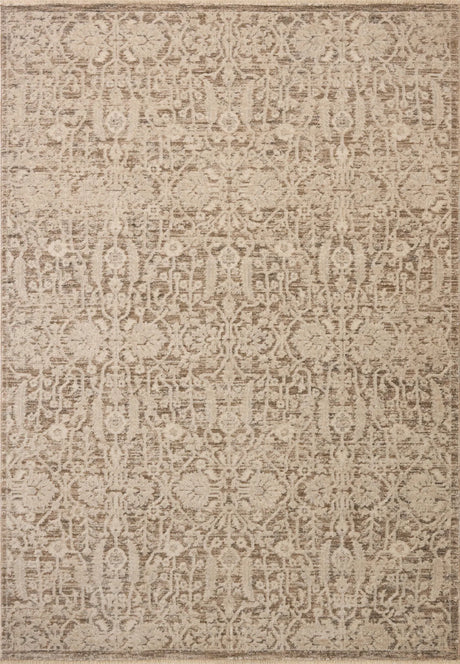 Loloi Clarisse CLS-06 Traditional Power Loomed Fog, Bone Rug - main flat
