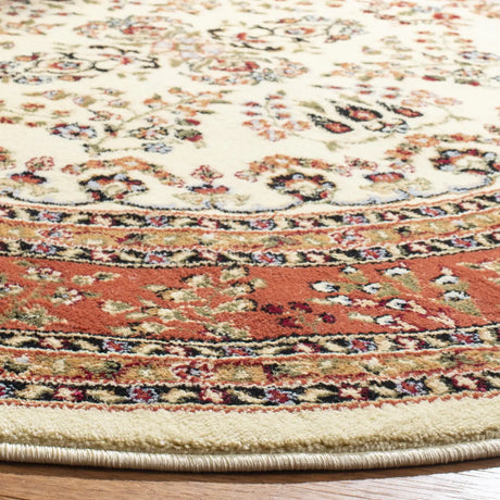 Safavieh Lyndhurst 5'-3" x 5'-3" Rug in Ivory / Rust