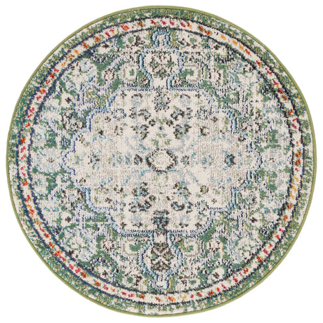 Safavieh Madison 3'-0" x 3'-0" Rug in Green / Turquoise