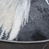 Safavieh Lagoon 6'-7" x 6'-7" Rug in Charcoal / Ivory